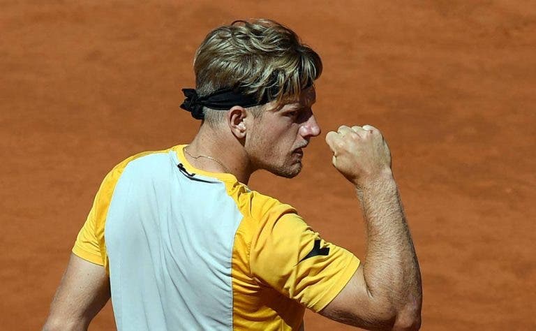 Davidovich en acción durante el US Open