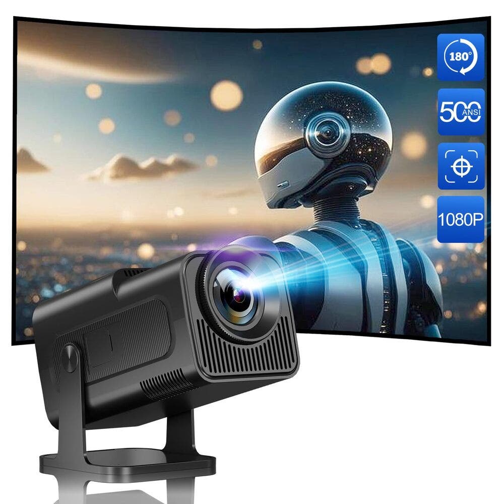 Proyector FHD HIPPUS Mini Smart Beamer 4K