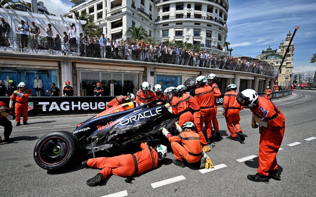  accidente Checo Pérez