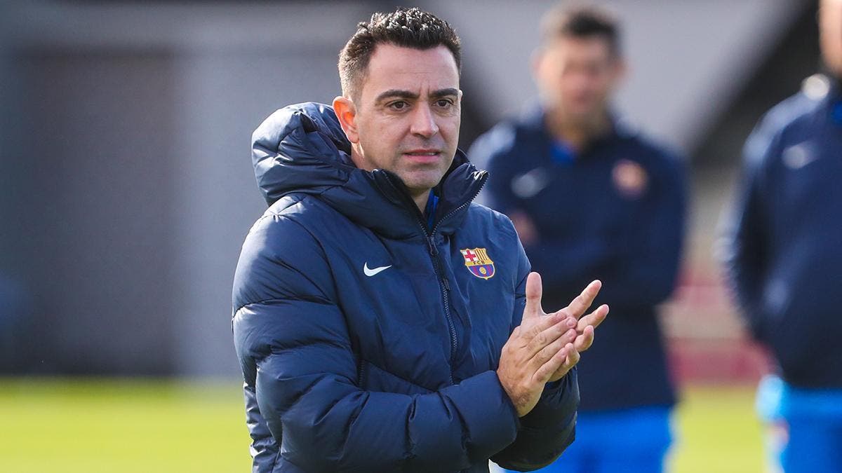 Xavi entrenamiento