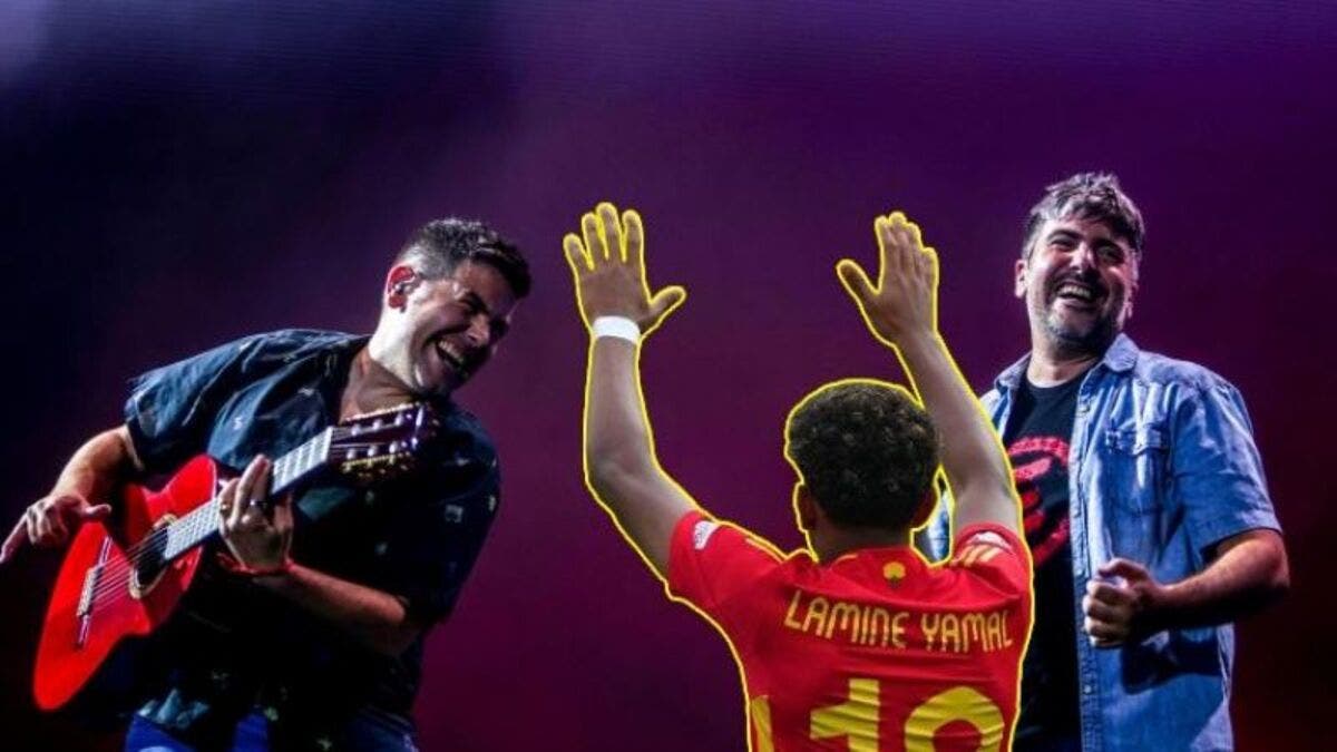 Estopa rinde homenaje a Lamine Yamal con una emotiva canción en su concierto de Barcelona 1