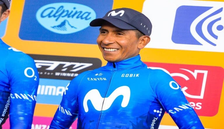 Nairo Quintana tiene los galones en Movistar Team